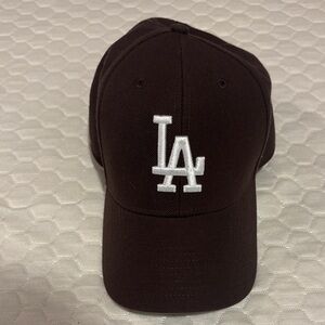 47 Brand Dark Brown Cap with White Logo